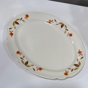 Floral Patterned Oval Platter
